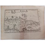 Map Mappa Nord Africa “Tabula Secunda Aphricae” edizione Tolomeo (Ptolemaic map), XVI secolo. Rappresentate le regioni s
