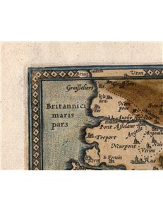 Map Mappa dei Paesi Bassi meridionali “Picardiae Belgicae Regionis Descriptio” - XVI secolo (1579) Johannes Surhon (edit. A. Ort
