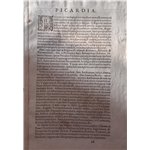 Map Mappa dei Paesi Bassi meridionali “Picardiae Belgicae Regionis Descriptio” - XVI secolo (1579) Johannes Surhon (edit. A. Ort