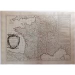 Map Mappa Antica Environs de Paris / Parigi - Delamarche fine XVIII secolo inizio XIX. “Carte des Environs de Paris avec
