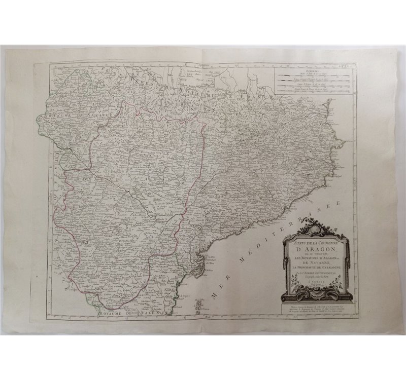 Mappa / Map Le Royaume de France divisé par Gouvernements Militaires XVIII secolo geografo Janvier, editore Santini (Venezia), d
