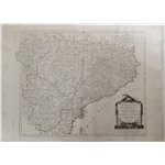 Mappa / Map Le Royaume de France divisé par Gouvernements Militaires XVIII secolo geografo Janvier, editore Santini (Venezia), d