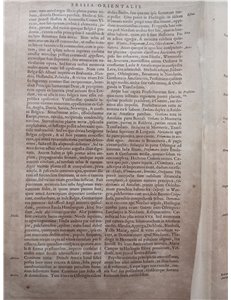 Mappa / Map Frisia Orientale “Typus Frisiae Orientalis” - Ubbo Emmius - Willem Blaeu (Amsterdam) - XVII secolo. La carta mostra 
