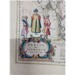 Mappa / Map Frisia Orientale “Typus Frisiae Orientalis” - Ubbo Emmius - Willem Blaeu (Amsterdam) - XVII secolo. La carta mostra 