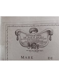 Mappa / Map Provincie Unite Paesi Bassi | Provinces Unites Netherlands 1672 Falda Rossi Sanson. Antica carta geografica delle Pr