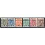 1890 - Valevole per le stampe, serie n° 50/55 con discreta centratura. Cert.: IC. Cat. € 1.100 (**)