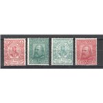 1910 - Garibaldi, serie n° 87/90. Cert.: IC. Cat. € 2.600 (**)