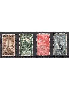 1911 - Unità d'Italia, serie n° 92/95. Cert.: IC. Cat. € 450 (**)