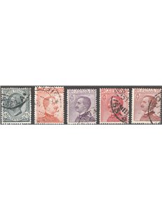 1917/20 - Vittorio Emanuele, serie n° 108/12. Cat. € 100 (U)