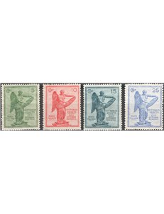 1921 - Vittoria, serie n° 119/22 con ottima centratura. Cat. € 150 (**)
