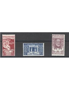 1922 - Mazzini, serie n° 128/30. Cat. € 200 (**)