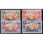 1923 - Propaganda Fide, serie n° 131/34. Cert.: IC. Cat. € 1.600 (U)