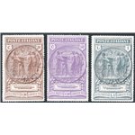 1923 - Camicie Nere, serie n° 147/49. Cert.: IC. Cat. € 750 (U)