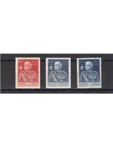 1926/26 - Giubileo, serie n° 186/88 con ottima centratura. Cert.: IC. Cat. € 500 (**)