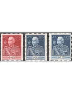 1926/26 - Giubileo, serie n° 186/88. Cat. € 125 (**)