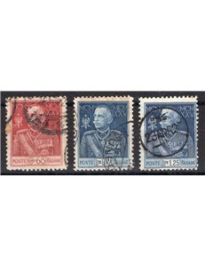 1925/26 - Giubileo dent. 11, serie n° 189/91. Cert.: IC. Cat. € 240 (U)