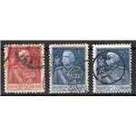 1925/26 - Giubileo dent. 11, serie n° 189/91. Cert.: IC. Cat. € 240 (U)