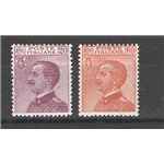 1926 - Michetti, serie n° 204/5. Cat. € 55 (**)