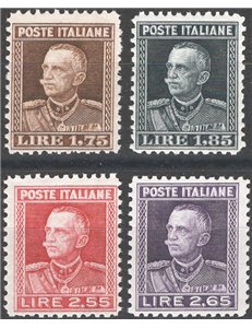 1927 - Giubileo, serie n° 214/17. Cat. € 60 (**)