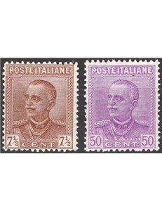 1928 - Giubileo, serie n° 224/25. Cat. € 100 (**)