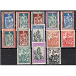 1928 - Emanuele Filiberto, serie n° 226/38. Cert.: Biondi. Cat. € 1.875 (**)
