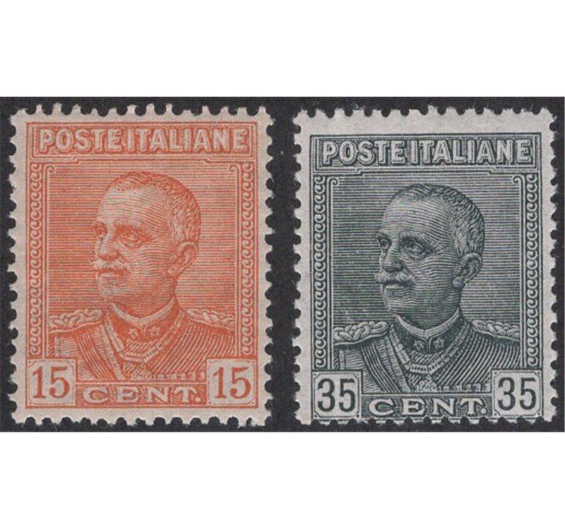 1929 - Tipo Giubileo, serie n° 240/41. Cat. € 45 (U)