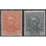 1929 - Tipo Giubileo, serie n° 240/41. Cat. € 45 (U)