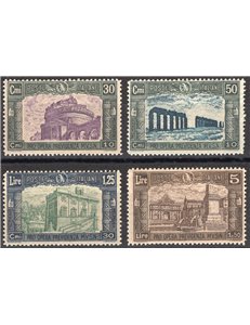 1930 - Milizia III, serie n° 272/75. Cat. € 115 (**)