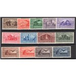 1930 - Virgilio, serie n° 282/90 + P.A. 21/24. Cert.: IC. Cat. € 1.125 (**)