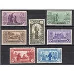 1931 - S. Antonio, serie n° 292/98 con ottima centratura. Cert.: Biondi. Cat. € 600 (**)