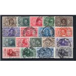 1932 - Dante, serie n° 303/14 + P.A. 26/31. Firm.: Raybaudi. Cert.: IC. Cat. € 2.450 (U)