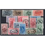 1932 - Garibaldi, serie n° 315/24 + P.A. 32/8 con annulli originali in data. Firm.: Chia - ED. Cert.: IC. Cat. € 850 (U)