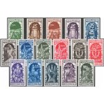 1934 - Decennale dell'Annessione di Fiume, serie n° 350/56 + P.A. 60/68. Cat. € 100 (**)