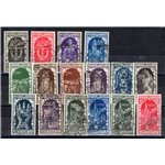 1934 - Decennale dell'Annessione di Fiume, serie n° 350/56 + P.A. 60/68. Firm.: Chia. Cert.: IC. Cat. € 420 (U)