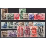 1934 - Medaglie al valore, serie n° 366/76 + P.A. 74/82. Cert.: IC. Cat. € 650 (U)