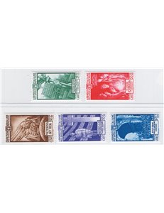 1935 - Milizia IV, serie n° 380/83 + P.A. 89. Cat. € 160 (**)