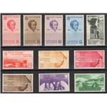 1935 - Bellini, serie n° 388/93 + P.A. 90/94 con ottima centratura. Cert.: Biondi. Cat. € 2.000 (**)