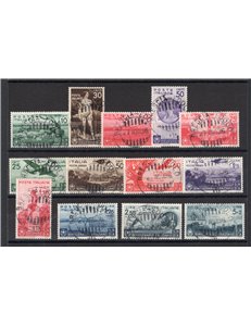 1936 - Orazio, serie n° 398/405 + P.A. 95/98. Cert.: IC. Cat. € 2.450 (U)