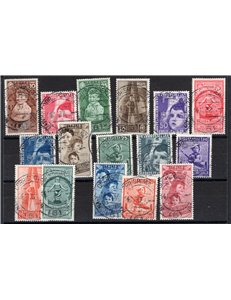 1937 - Colonie Estive, serie n° 406/15 + P.A. 100/5 con annulli originali in data. Cert.: IC. Cat. € 3.175 (U)