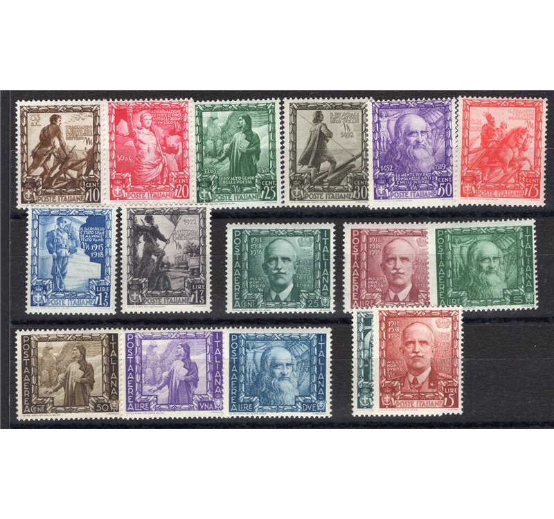 1938 - Impero, serie n° 439/48 + P.A. 111/16. Cert.: IC. Cat. € 475 (**)