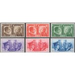 1941 - Fratellanza Italo Tedesca, serie n° 452/57. Cat. € 140 (**)