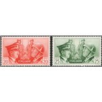 1941 - Fratellanza Italo Tedesca, serie n° 457A/457C. Cert.: Biondi. Cat. € 500 (**)