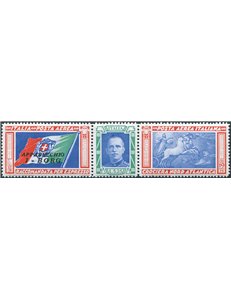 1933 - P.A. Trittici I-Borg varietà ciuffo, n° 51Da. Cert.: Biondi. Cat. € 4.5000 (**)