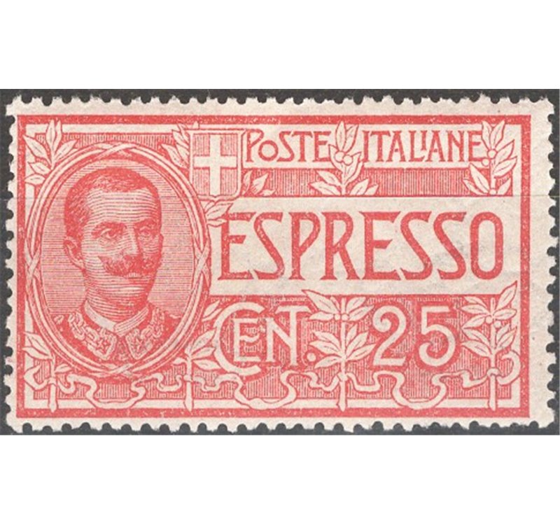 1903 - Espressi 25 c., n° 1. Cat. € 225 (**)