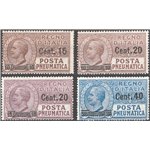 1925 - Posta pneumatica, serie n° 4/7. Cat. € 135 (**)