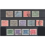 1934 - Segnatasse stemma sabaudo, serie n° 34/46. Cat. € 150 (U)