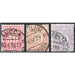 1913 - Servizio commissioni, serie n° 1/3. Firm.: Raybaudi. Cert.: Apicella. Cat. € 1.000 (U)