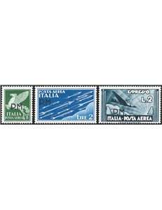 1942 - Posta militare, la serie n° 1/20 con soprast. P.M.. Cat. € 100 (**)