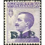 1922/23 - BLP 50 c. violetto soprast. del 2° tipo, n° 10. Cert.: Biondi. Cat. € 1.500 (*)