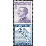 1924/25 - Pubblicitari 25 c. Reinach, n° 14. Cert.: Biondi. Cat. € 1.500 (**)